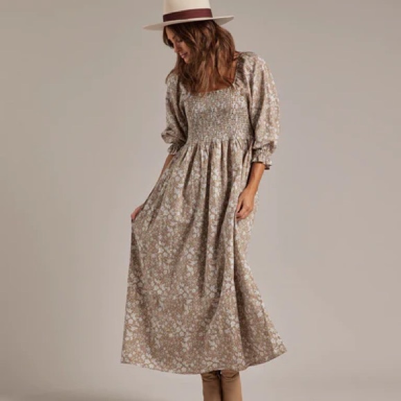 Rylee + Cru Dresses & Skirts - rylee and cru adelaide dress - soft floral